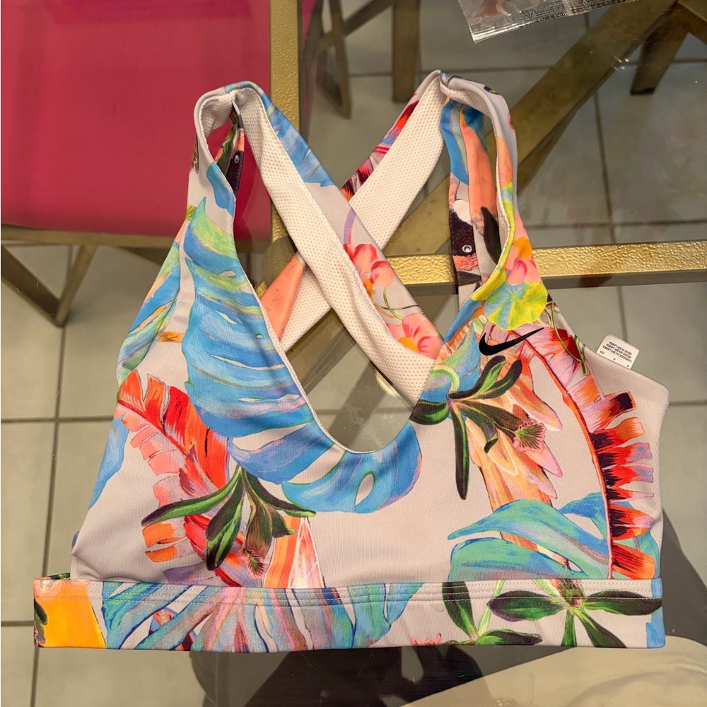Nike Tropical Print Sports Bra